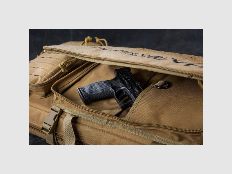 HERA-Arms Futteral f. Langwaffe TACTICAL RIFLE BAG SHORT black 80cm innen m. Außentaschen