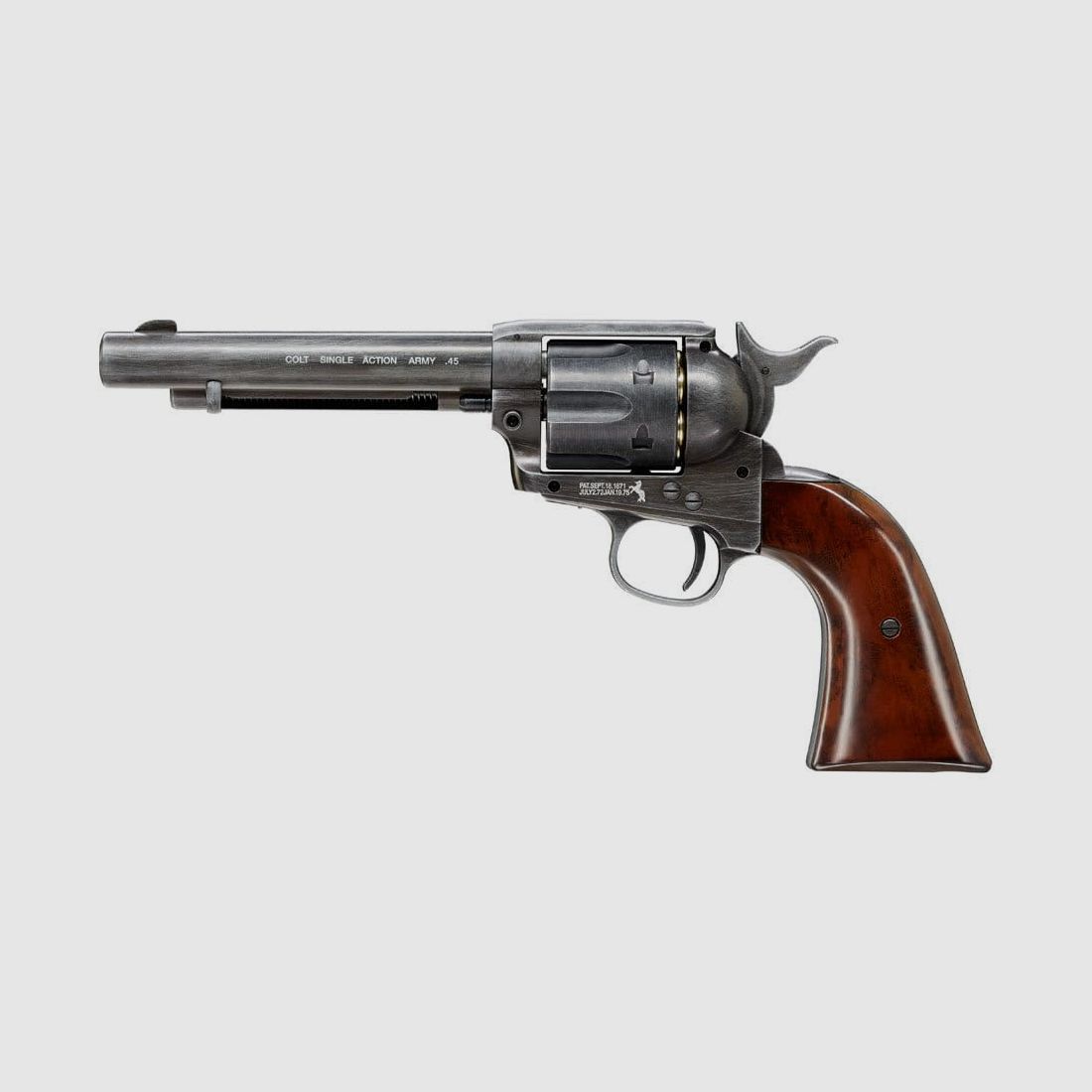 Colt Single Action Army 45 Antique Finish 4.5 mm Diabolo Air Pressure Revolver