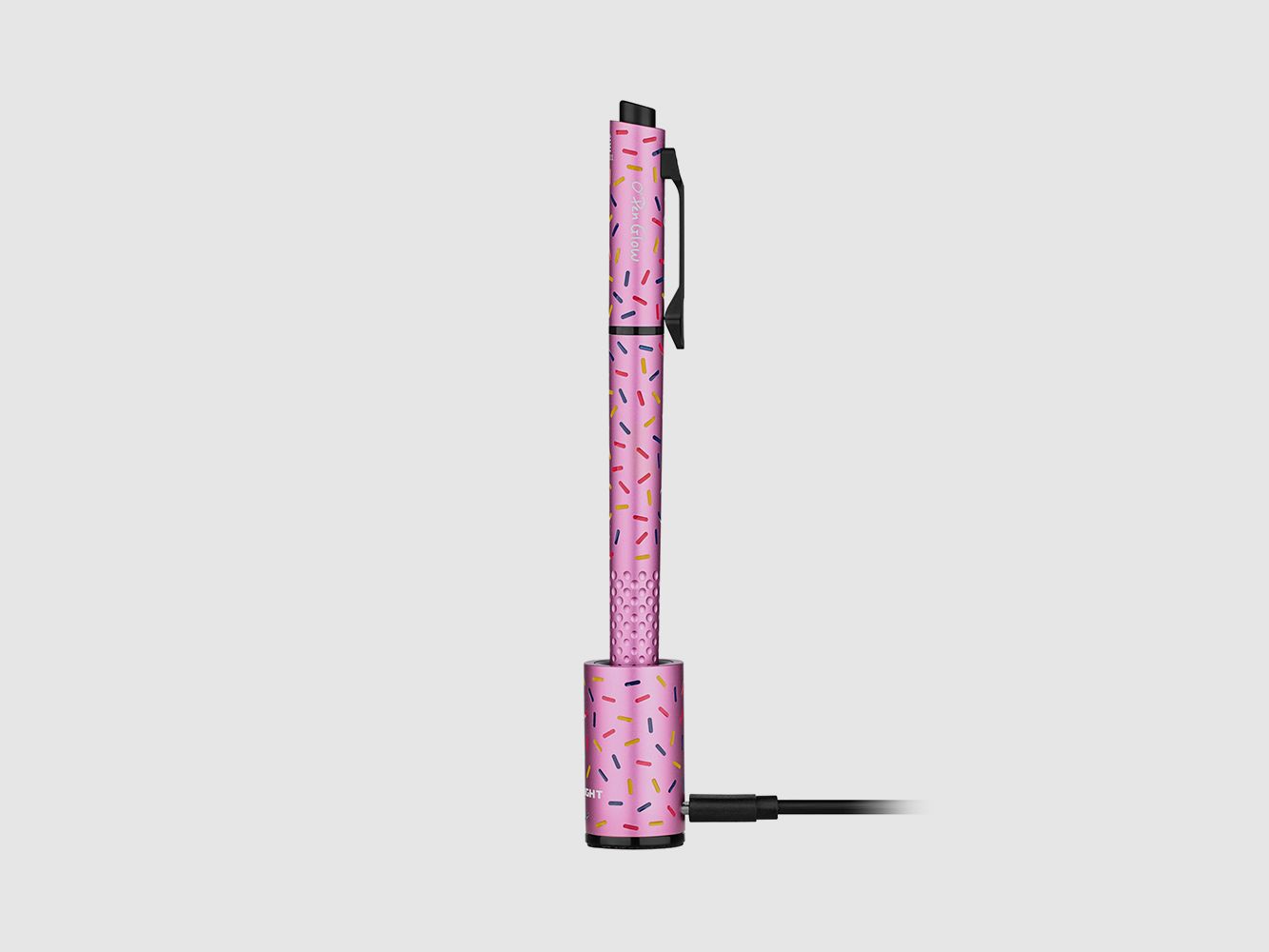 Kugelschreiber mit LED-Taschenlampe + grünem Laser O’PEN GLOW Olight grün, Bild 21 von 28