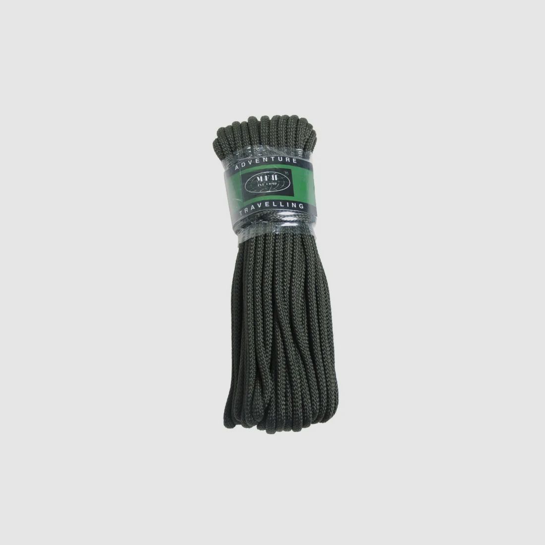 Corde, olive, 5 mm, 15 mètres Matériau : Polypropylène 0,40€/m *** Attention : Pas une corde d'escalade ! ***