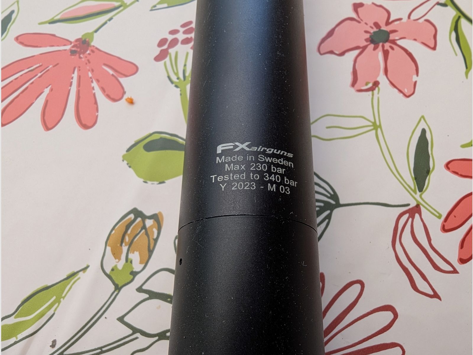 Air Cylinder (Tube) für FX Dreamline mit Regulator, Manometer und Quick-Connector