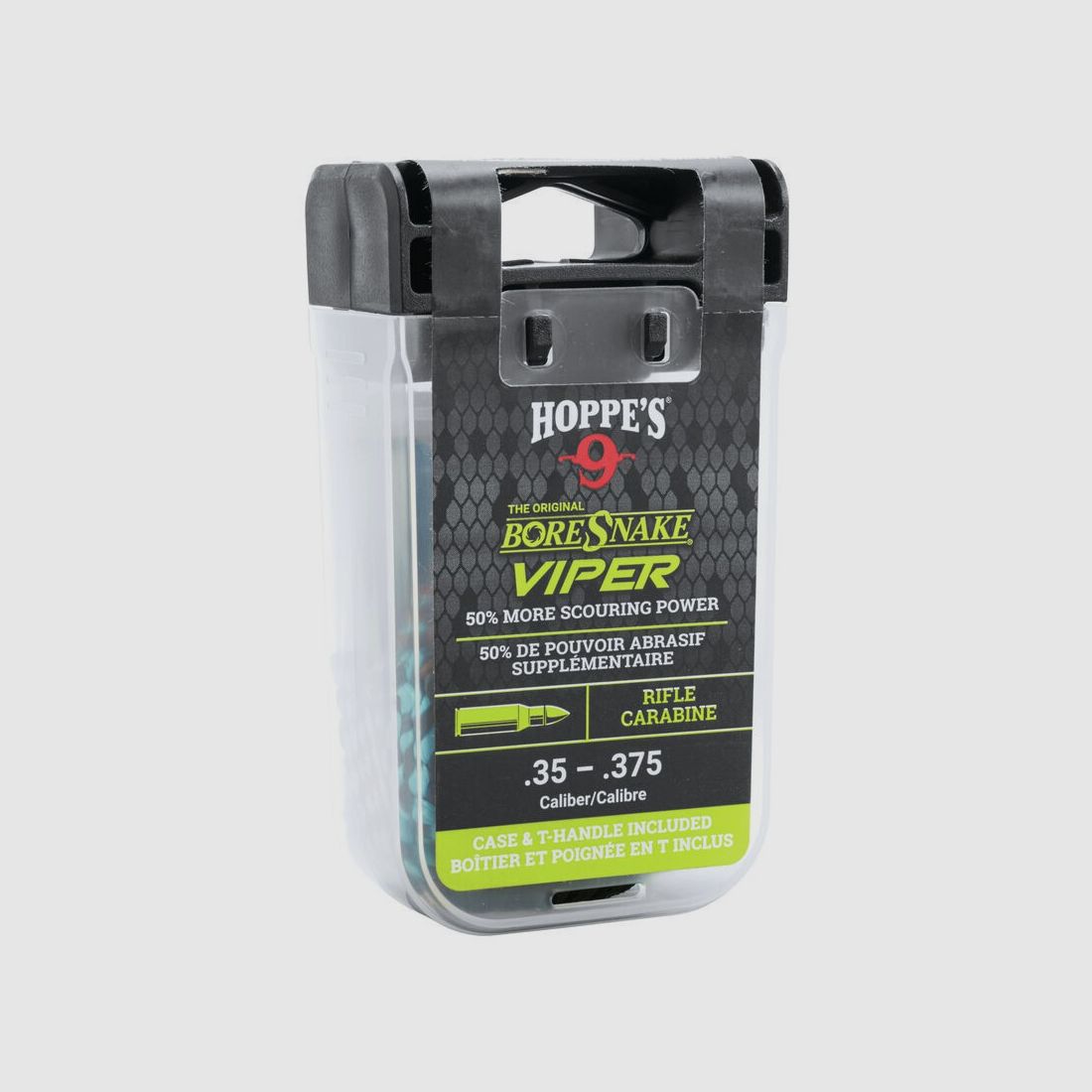 Tige de Nettoyage Textile BORESNAKE Viper DEN – calibre .35 – .375, image 1 sur 4