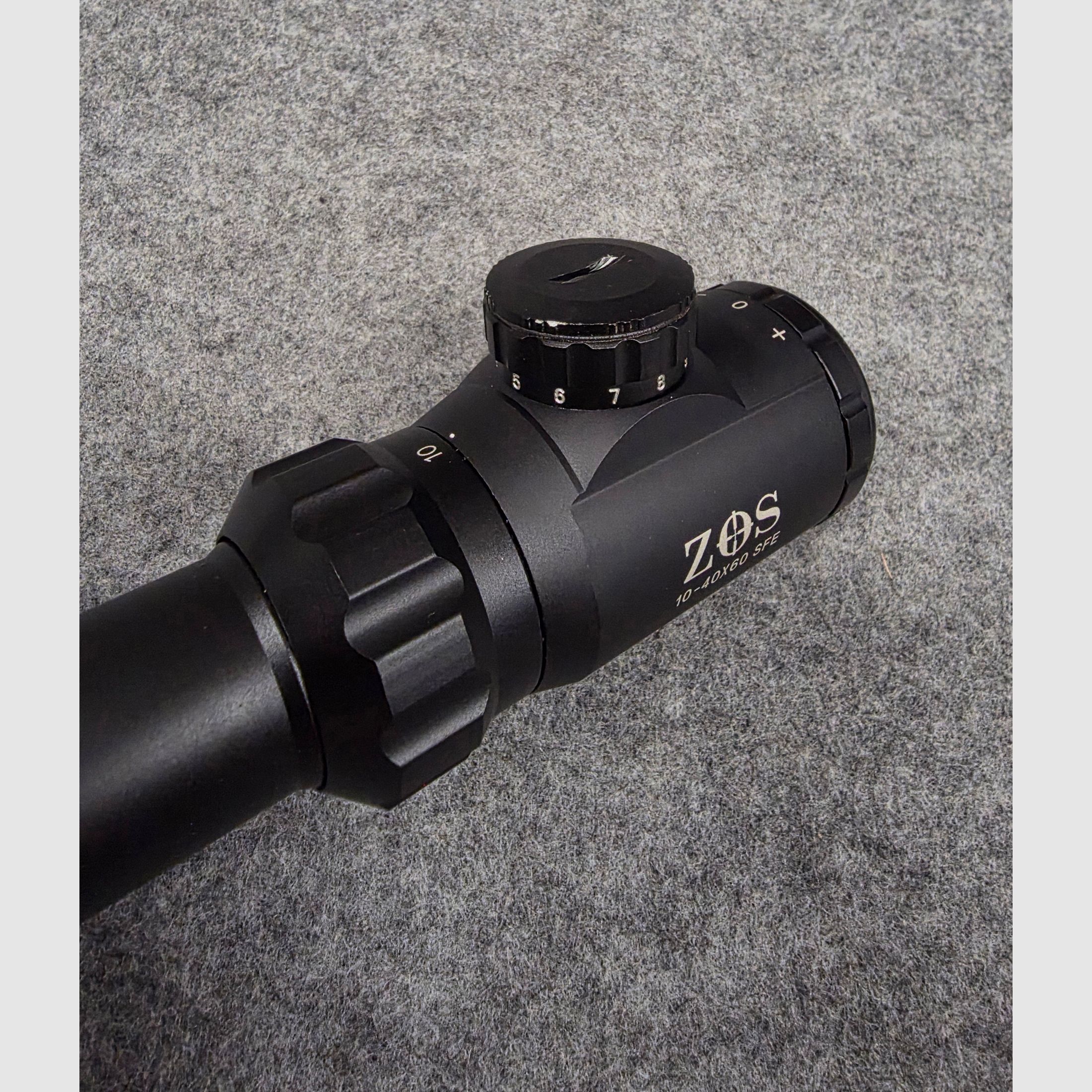 Neues ZOS Zielfernrohr 10-40 ×60 SFE