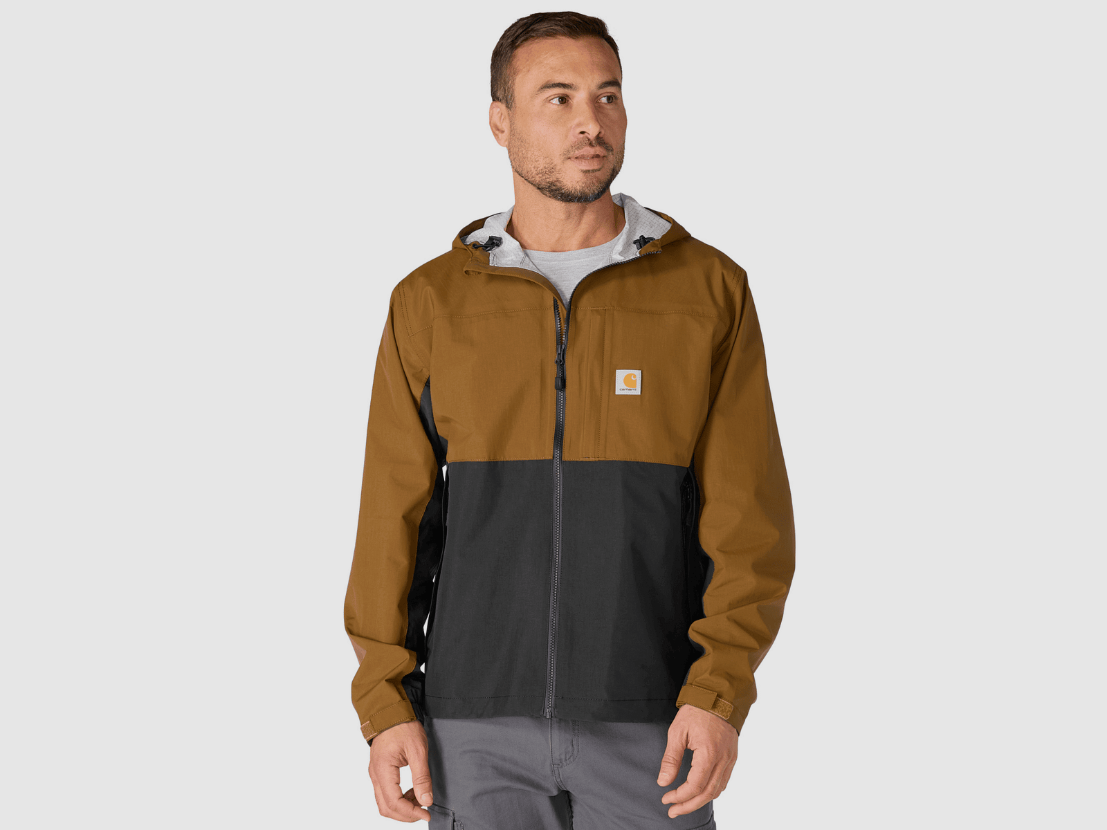 Carhartt Monterey Jacket Men Carhartt Brown/Black M