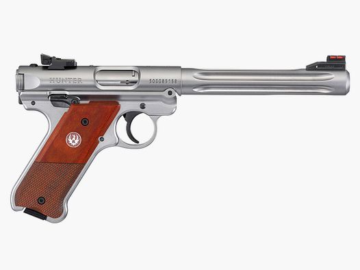 RUGER PISTOL MARK IV HUNTER .22 LR 6.9"/17.48CM SATINATED STAINLESS STEEL