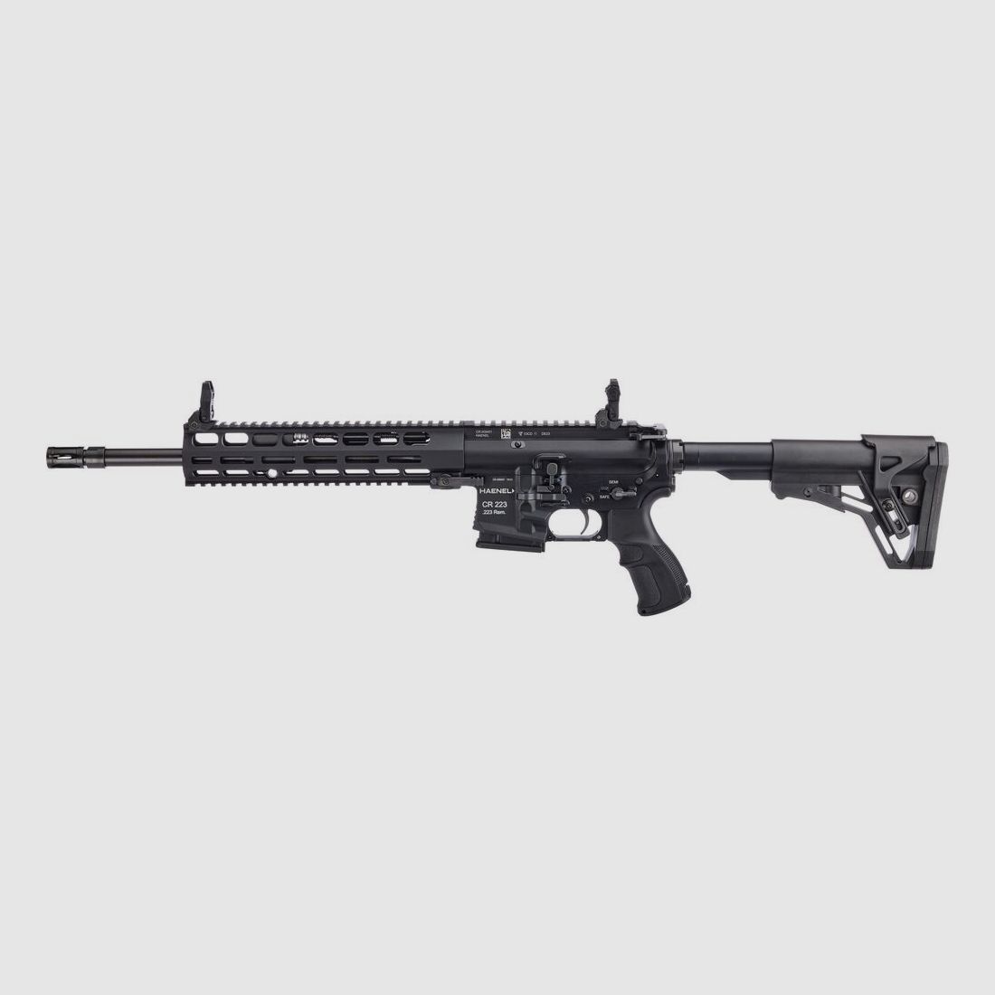 Haenel Karabin Samopowtarzalny CR 223 M-LOK Osłona Rękojeści .223 Rem. Długość Lufy 368 mm | Bezpośredni Spust Długi Czarny Nie Zatwierdzony Sportowo