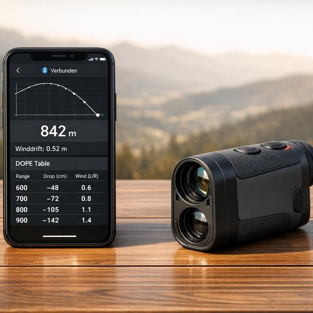 Ballistik-Apps für Bluetooth-Rangefinder im Test