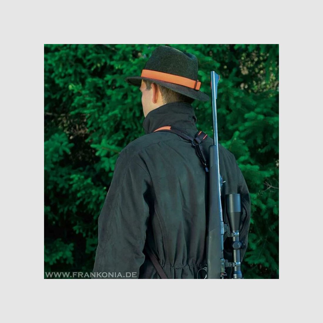 Correa de rifle de mochila Niggeloh Negro