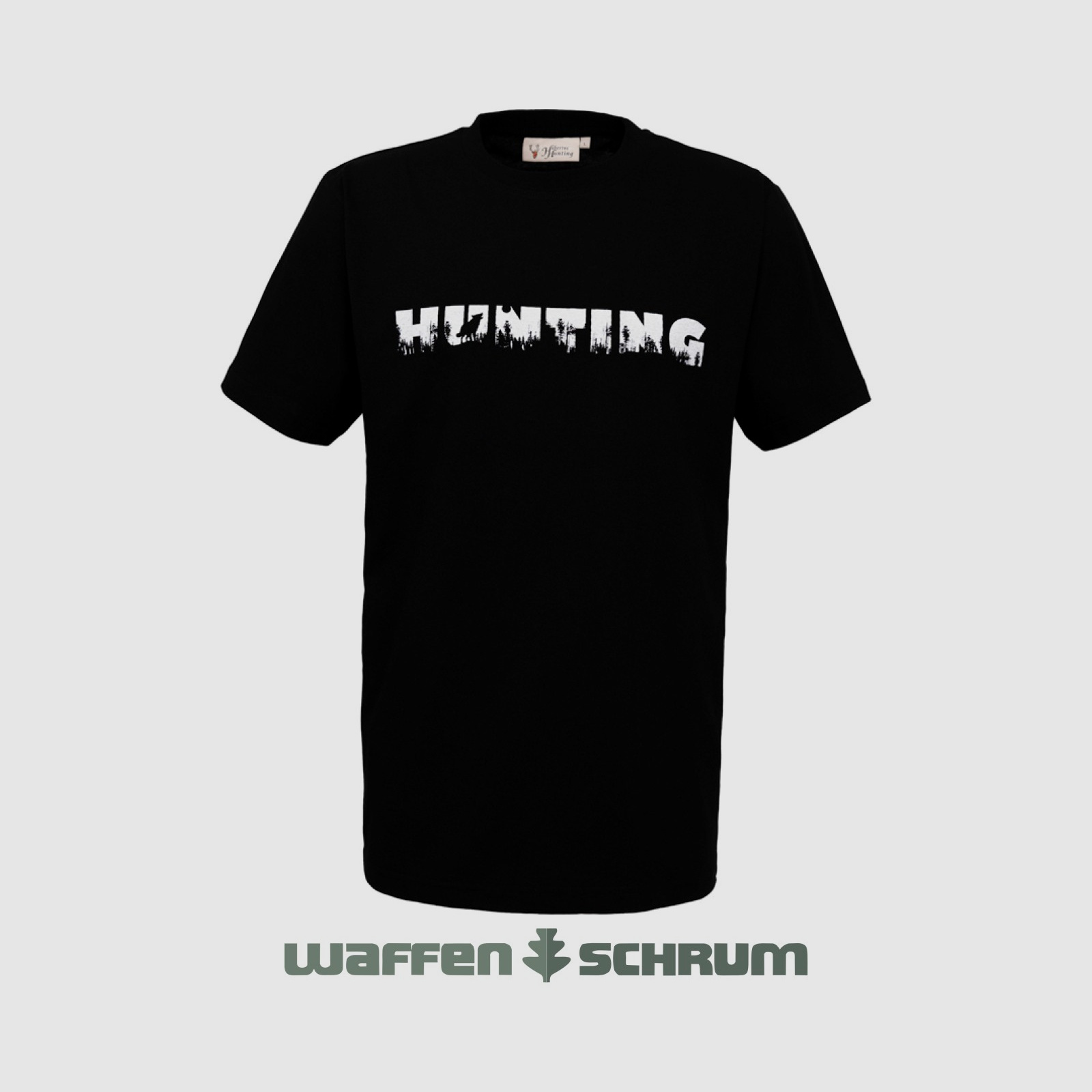Hubertus T-Shirt Caccia Nero