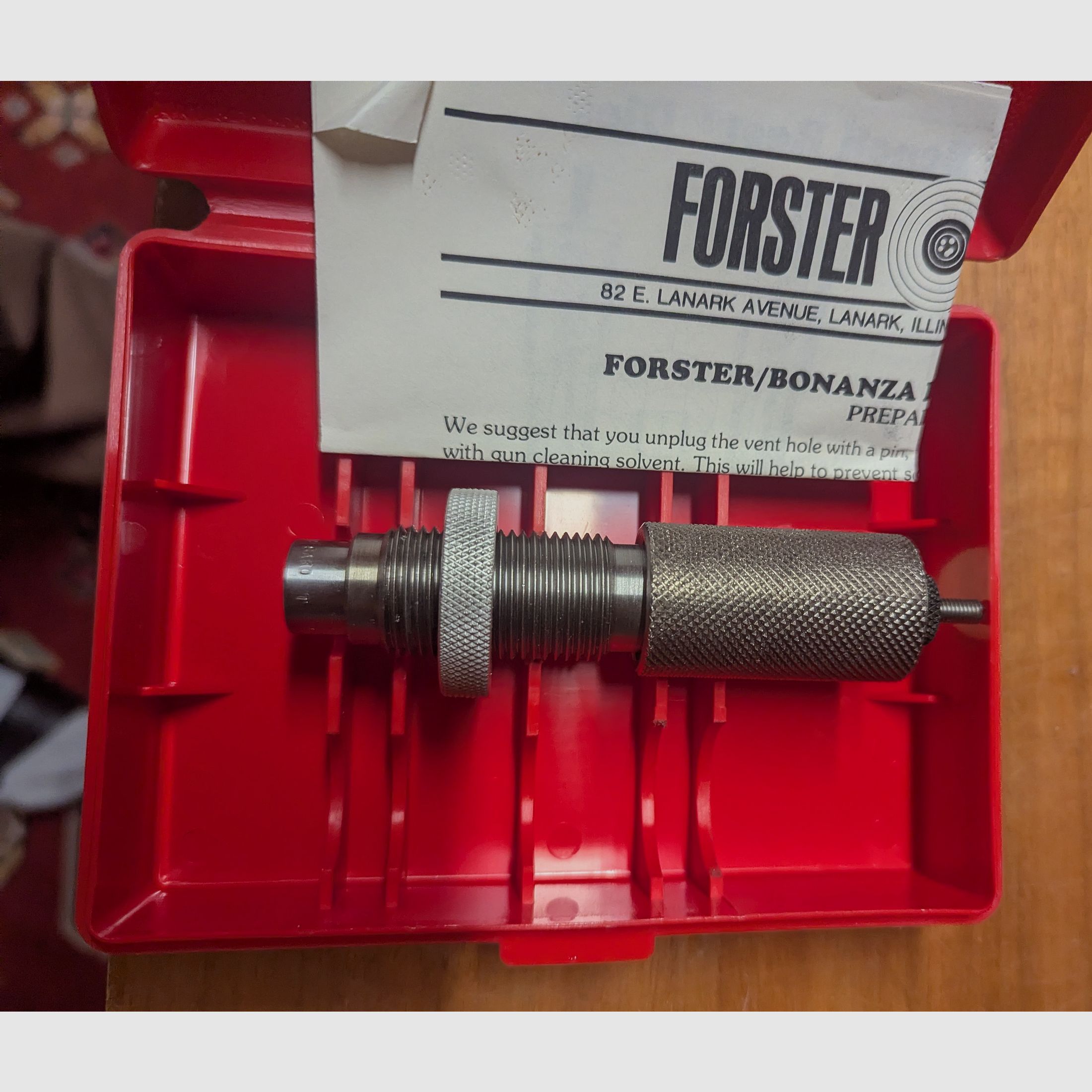 Forster Benchrest 6mm P.P.C. matriz nueva y sin usar