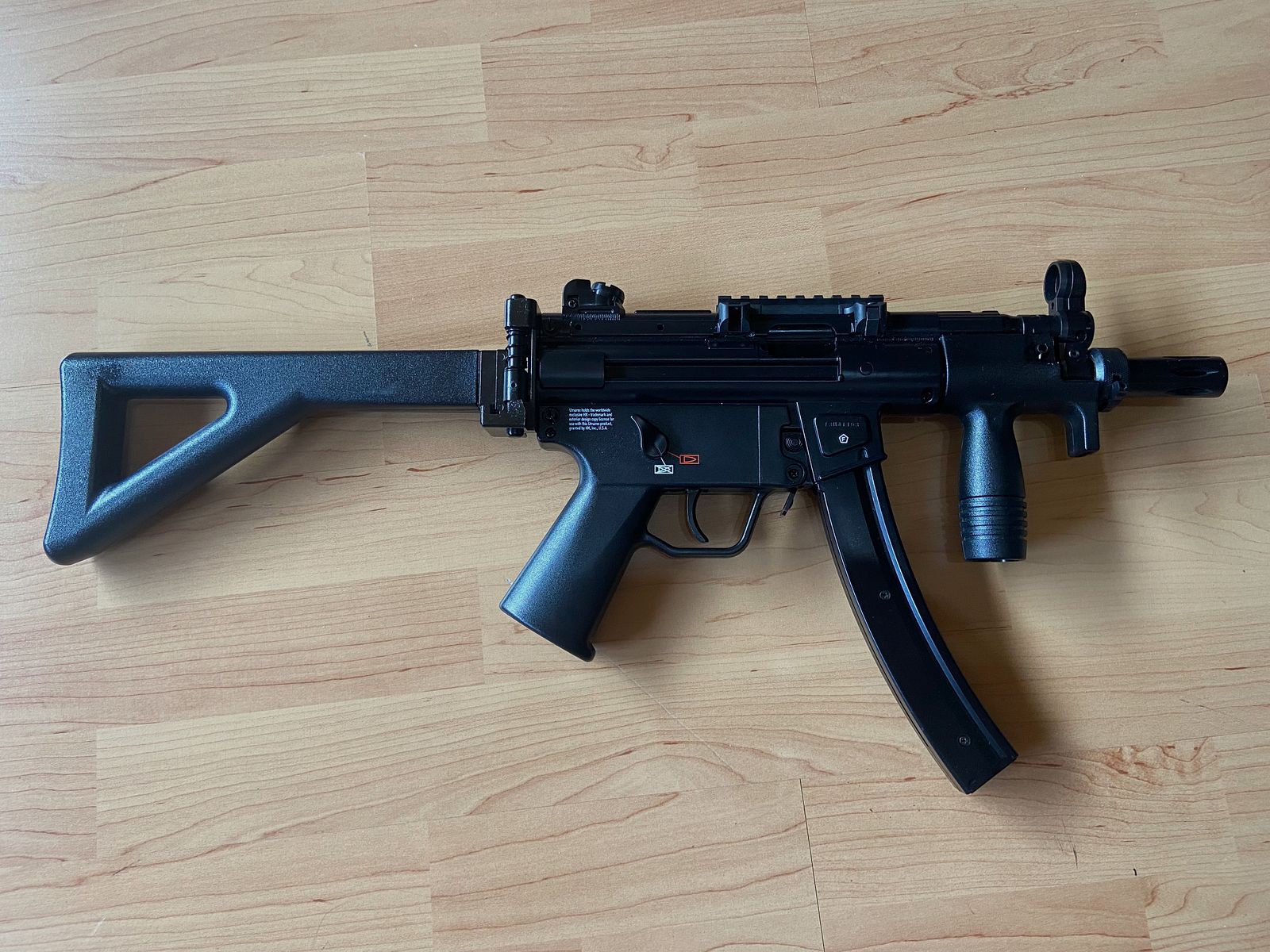 HK USP CO2 Pistole NBB + MP5 K-PDW CO2 GBB 4,5 mm Gebraucht