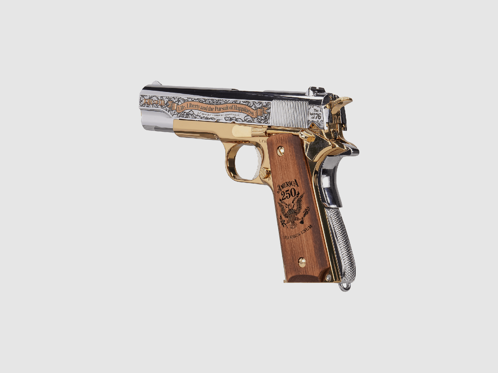 GPM1911 America's 250th Edition Gas Blow Back Pistol – Gold / Silver -F- | G&G, image 3 of 11