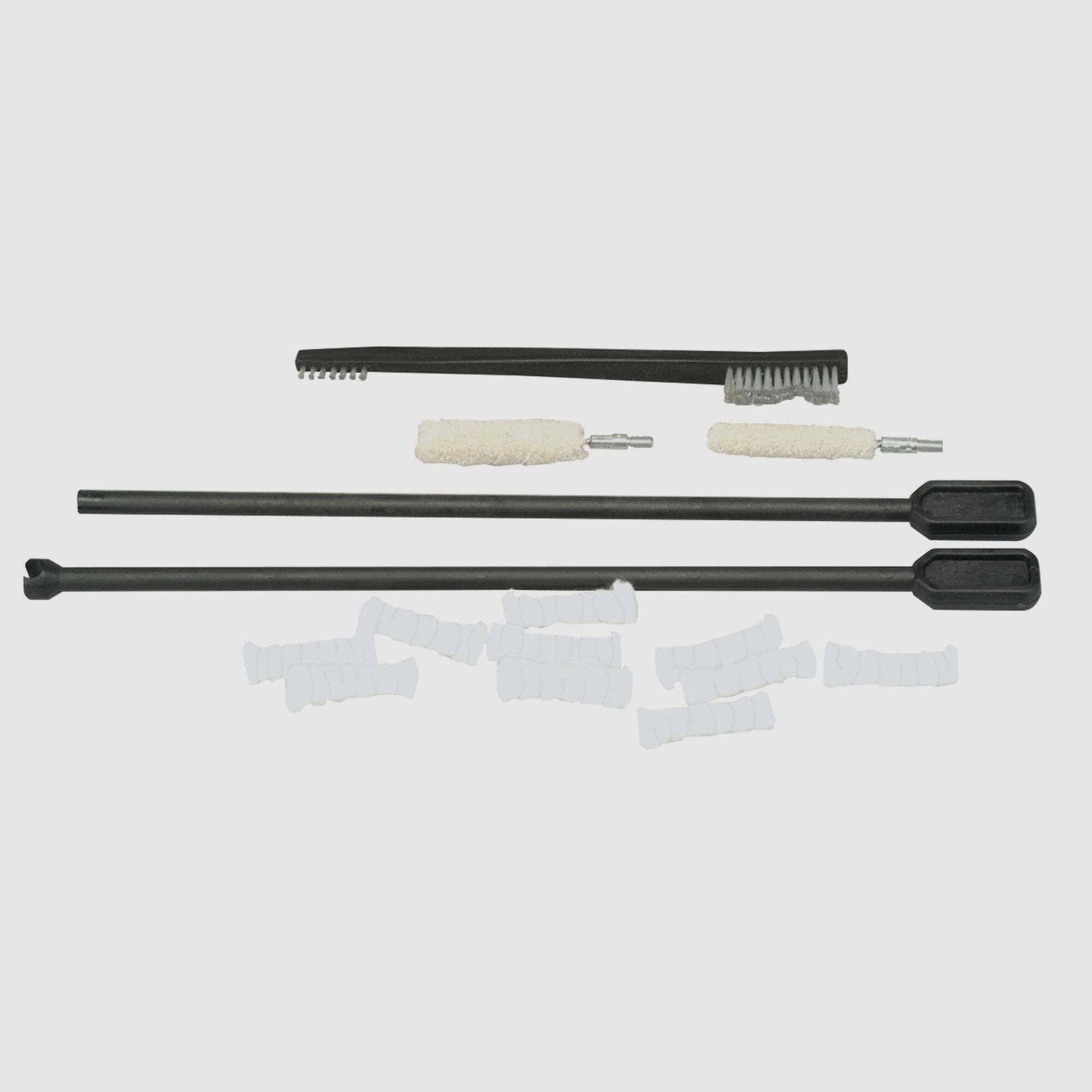 Tipton cleaning set for cartridges, including mops, brushes, rods, cotton rolls, etc.