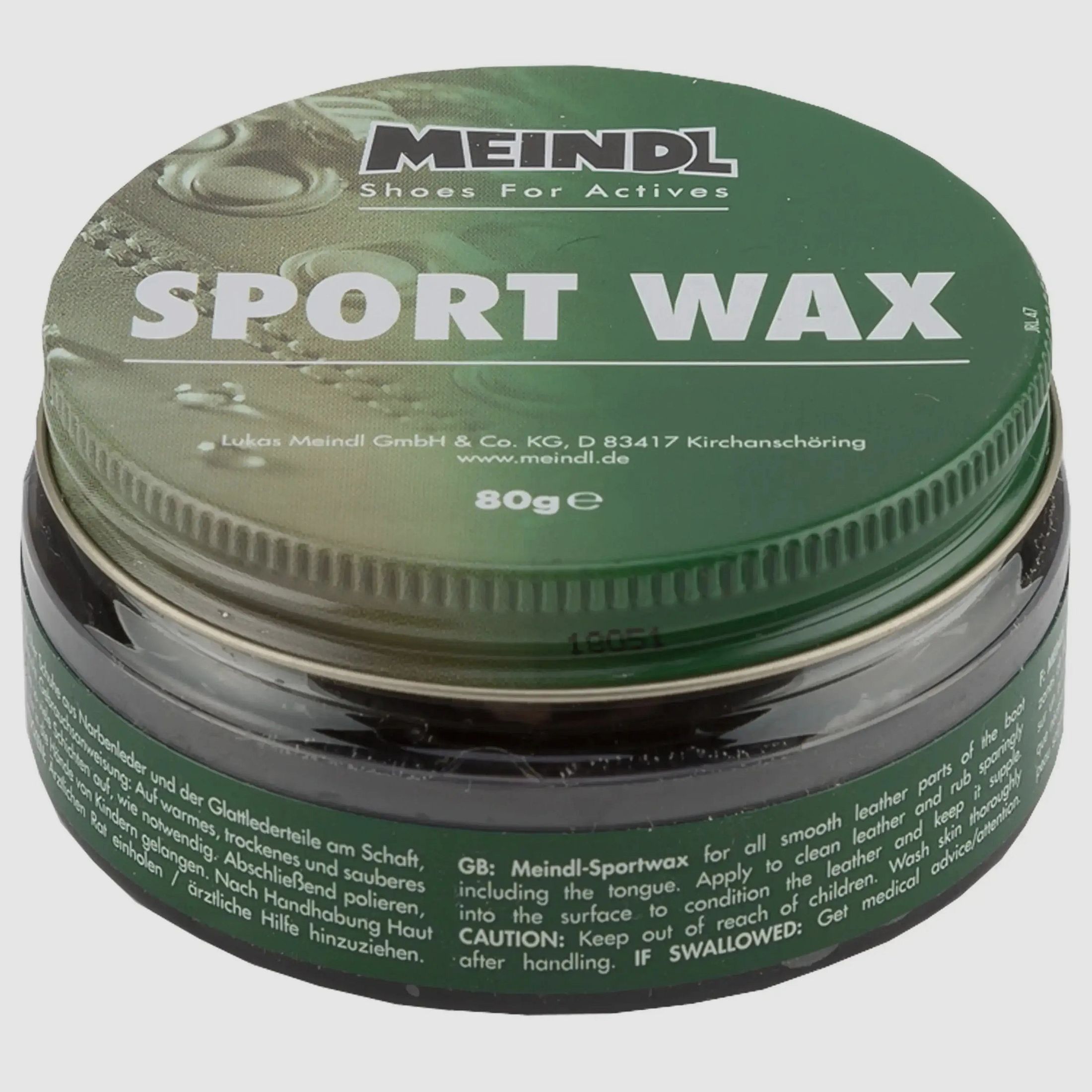 Meindl Meindl Schuhcreme Sportwax schwarz 80 g