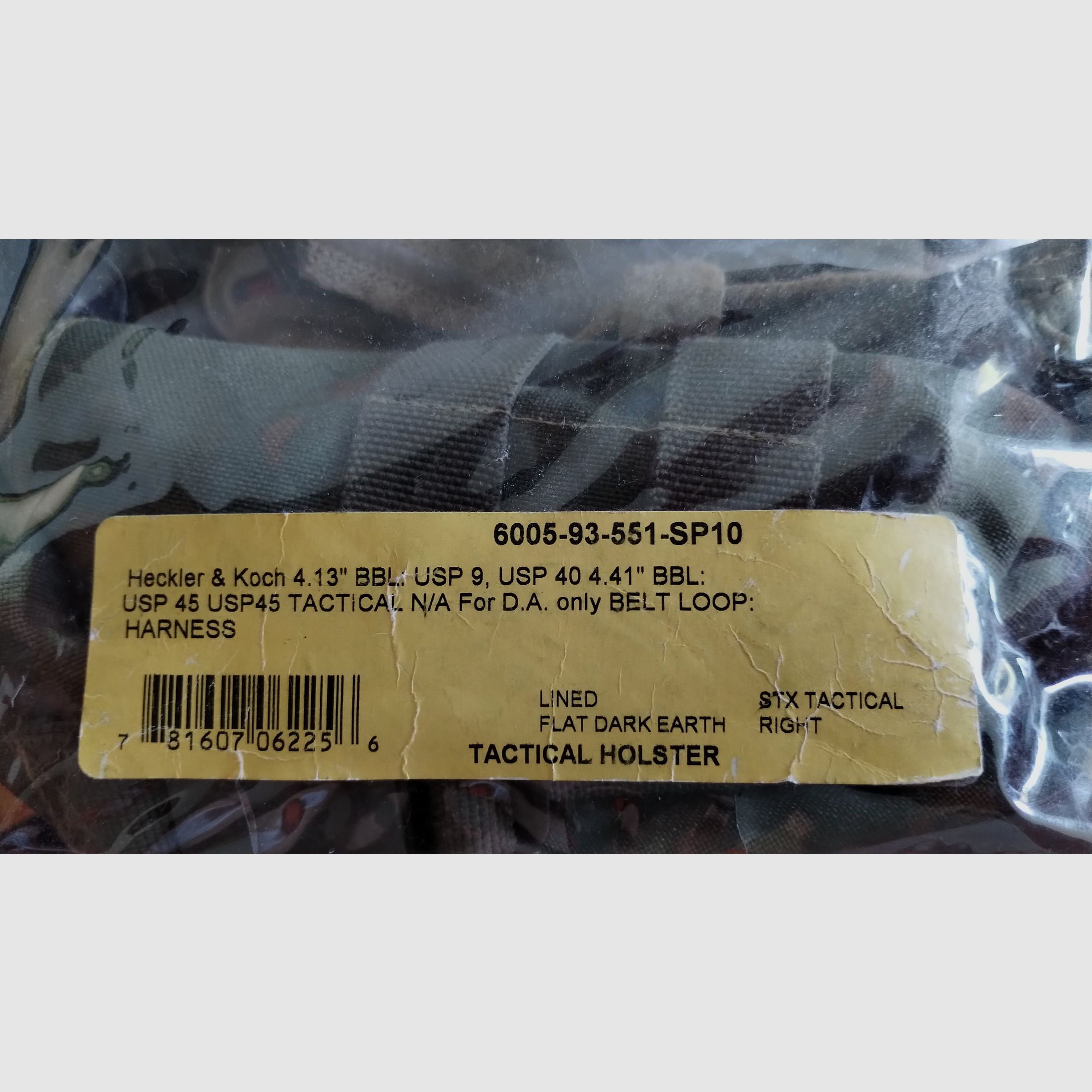 Safariland "STX Tactical" 6005-SP10 mit Gürtelaufnahme