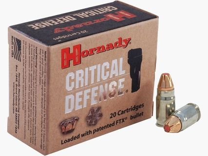 Hornady Critical Defense .357 Sig 115GR FTX 20 Patronen