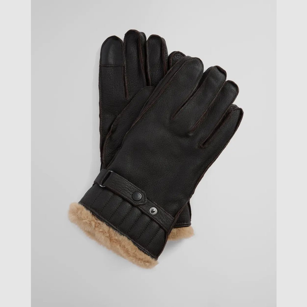 Barbour Herren Leder -Handschuhe Braun