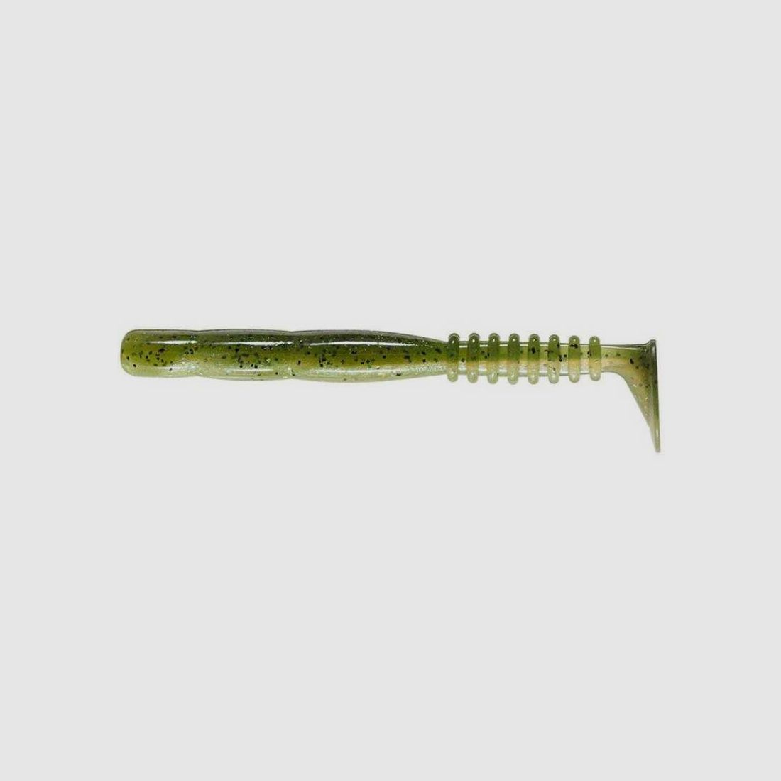 Weichköder Reins Fat Rockvibe Shad 4" Rücken Grün
