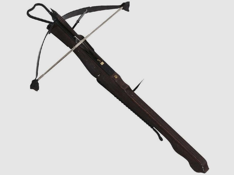 Mittelalter Armbrust aus Holz und Metallteilen