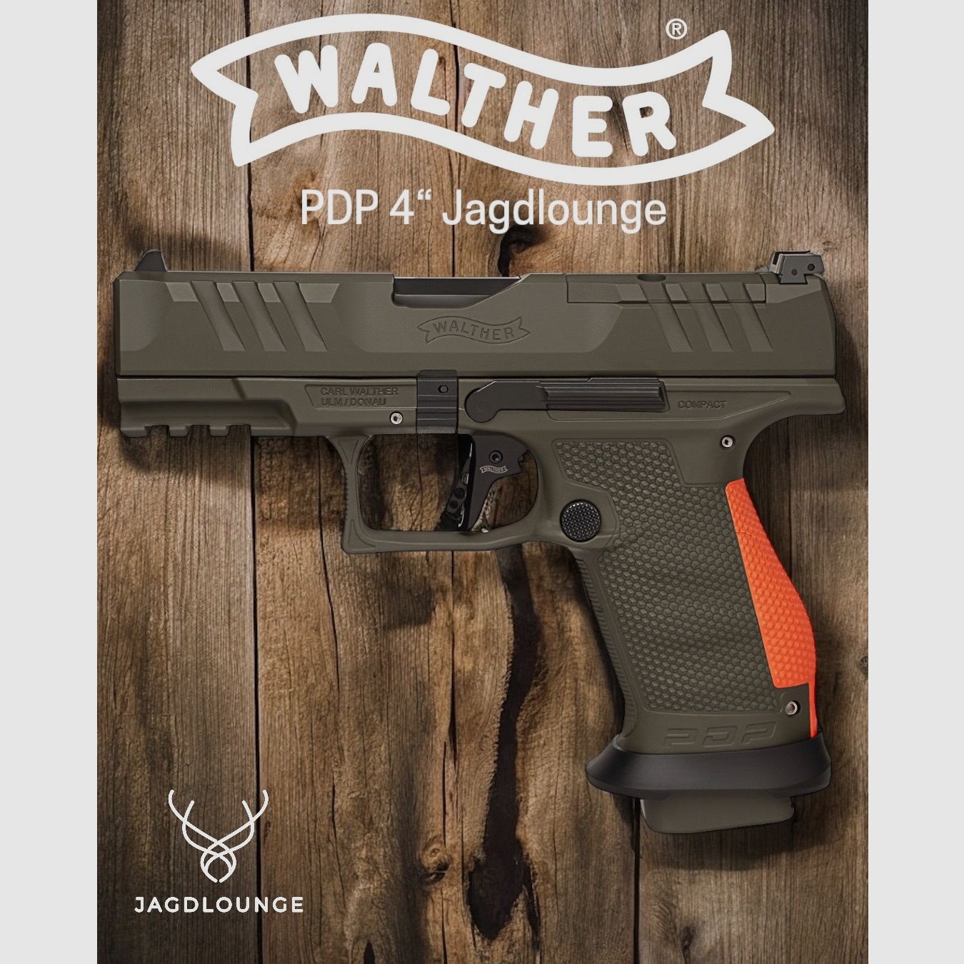 Walther PDP Compact 4” AKAH Sondermodell  Optic Ready