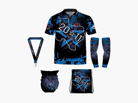 DED Sportswear Set STI 2011 Blue Theme, size: 9XL, Custom Name: With Custom Name