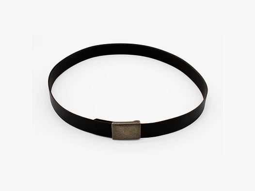 Heim Heim Hosengürtel Leder durchgefärbt 32 mm nach TL - 80 cm