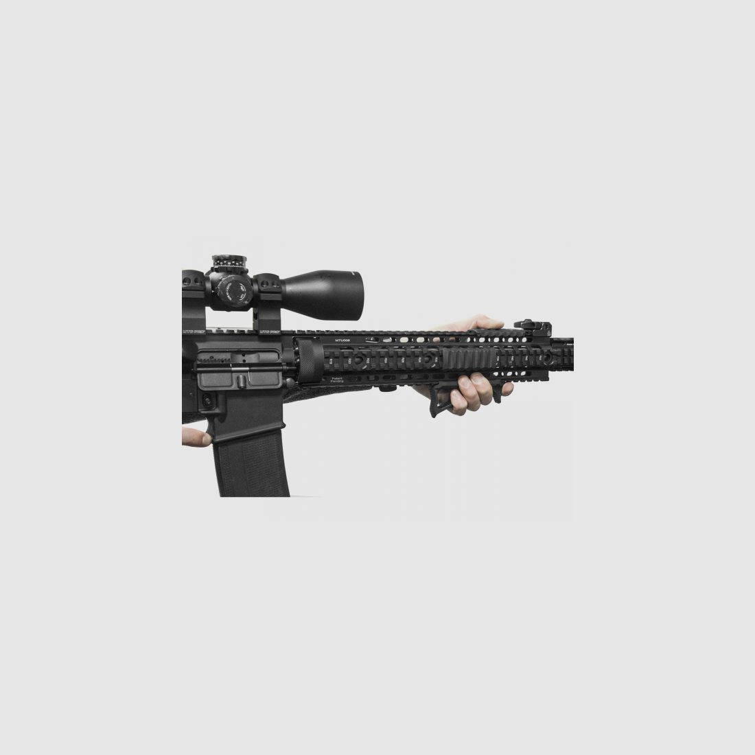 Leapers – Ultra Slim Angled Foregrip Zwart, afbeelding 3 van 7