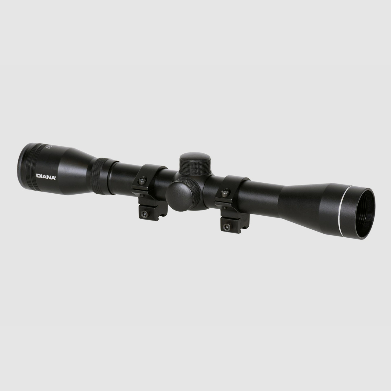 Zielfernrohr DIANA 4x32, Duplex Absehen, 1 Zoll Tubus, mit Ringmontagen fĂĽr 11 mm Prismenschiene