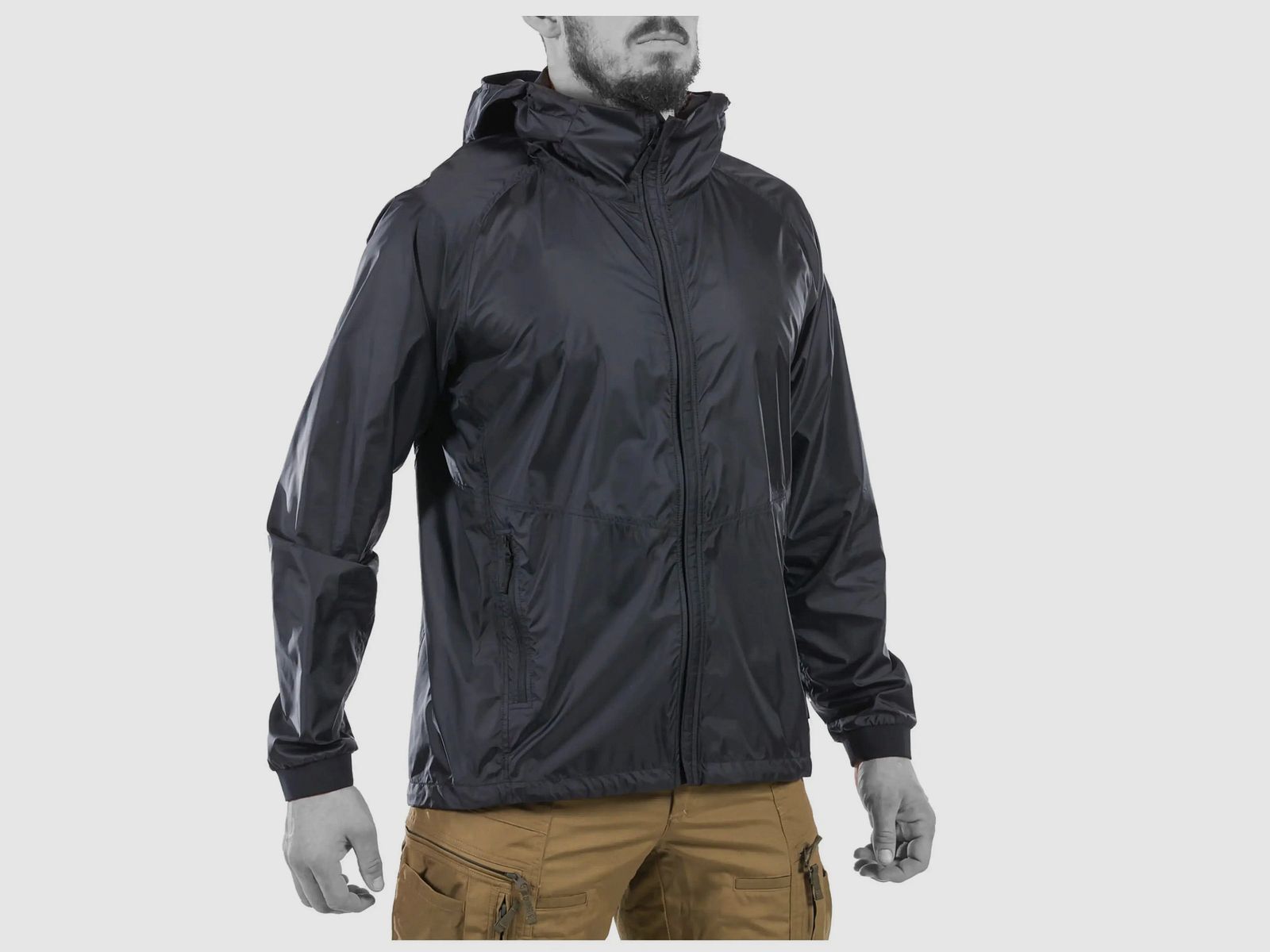 UF Pro Windbreaker Storm Chaser Windbreaker Jacket - Nero / L Uomo