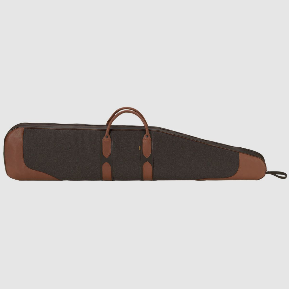 AKAH Loden-Futteral mit Elchleder Länge 124 cm