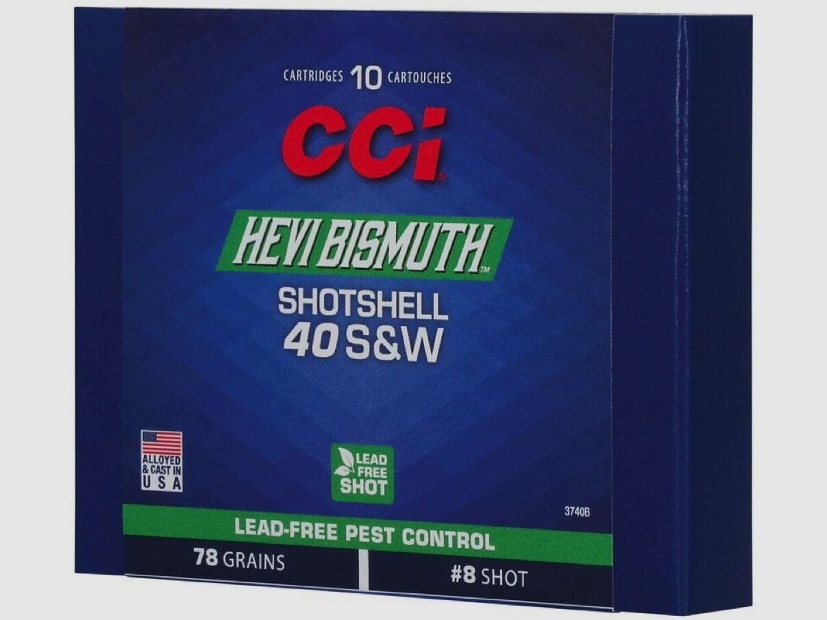 CCI Shotshell Bism. 88grs Nr9 10St .40S&W