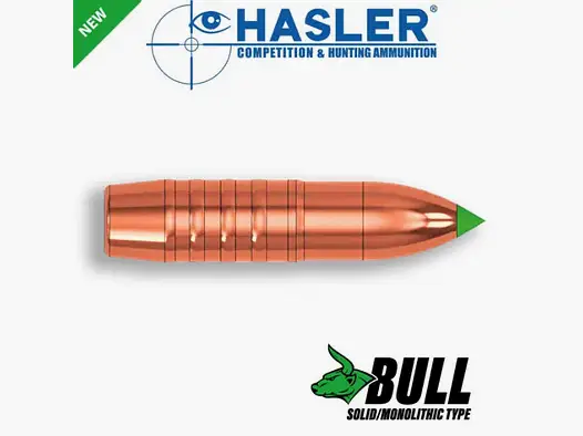 Projectiles Monolithiques Hasler Bull 7,62 mm (.308), 180grs