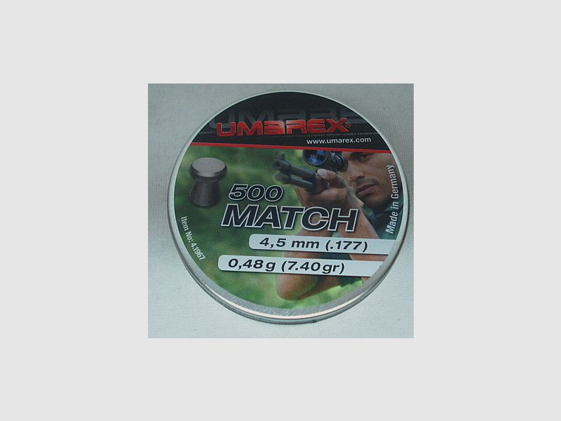 Match Flachkopf - 4,50mm/0,48g/7,4gr (a500)