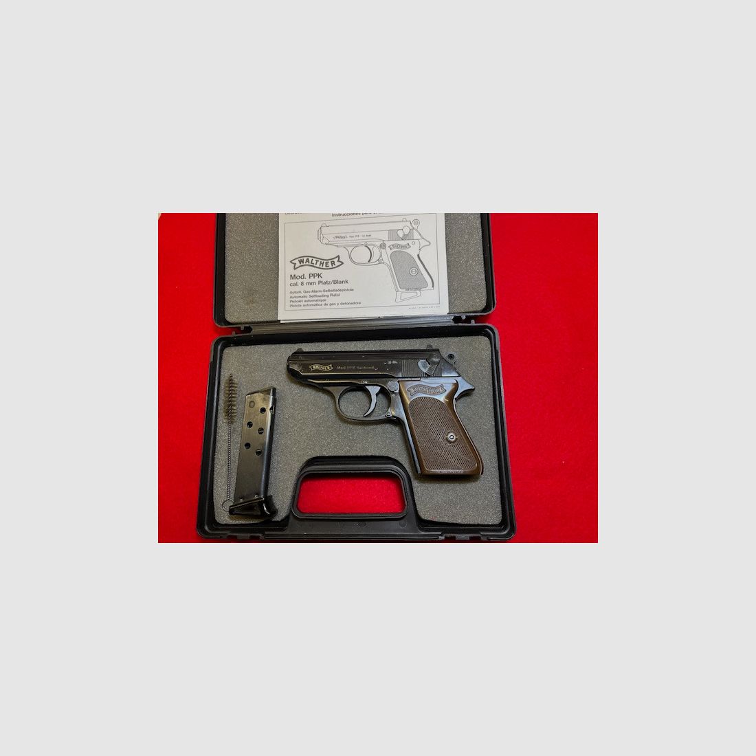WALTHER PPK 8MM GAS SIGNALWAPEN SCHRECKSCHOT