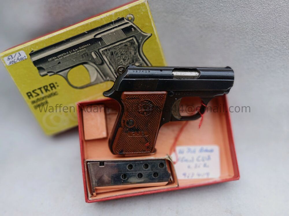 Pistolet de poche Astra modèle "CUP