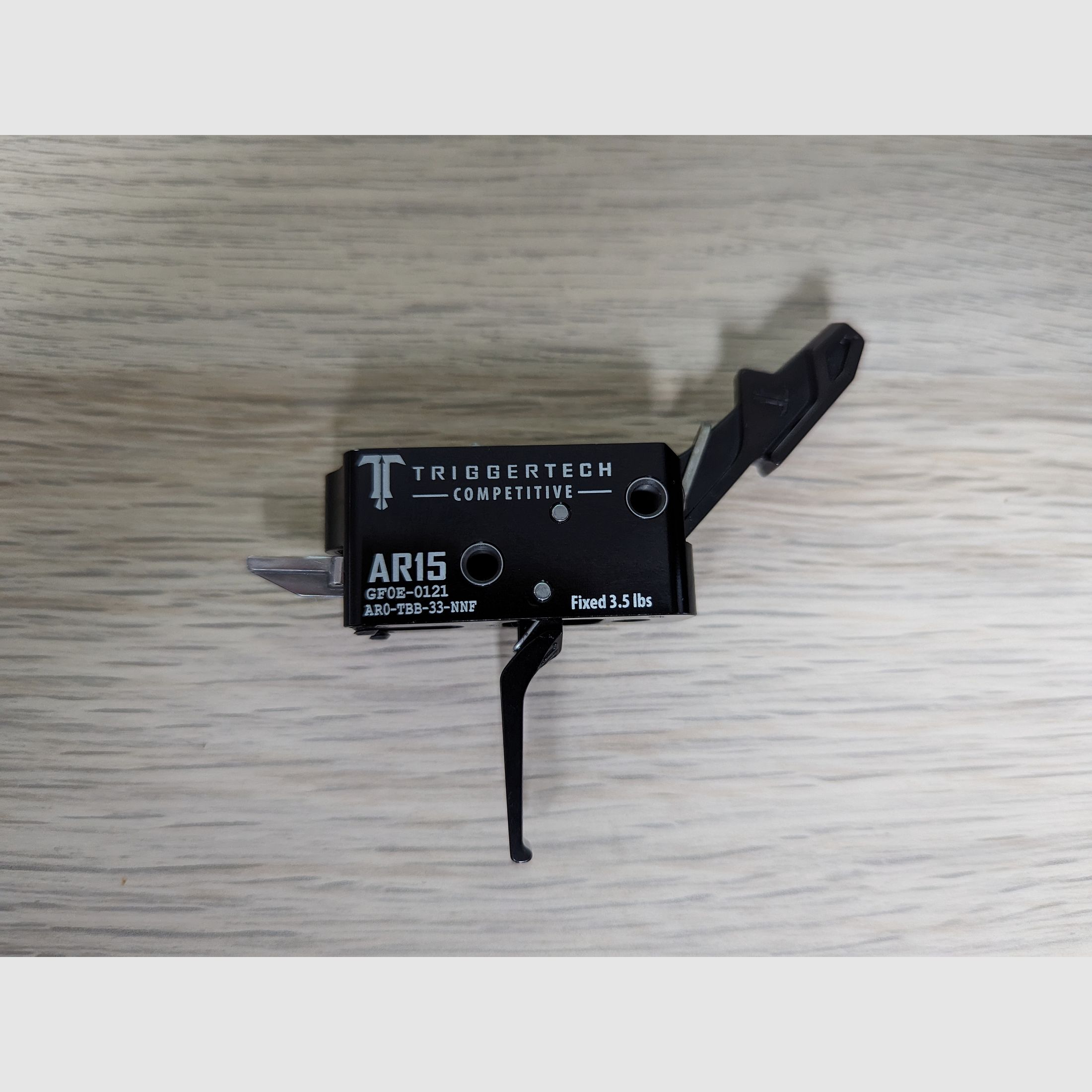 TriggerTech AR15 M4 Twee Sage Competitie AR0-TBB-33-NNF vlakke trekker