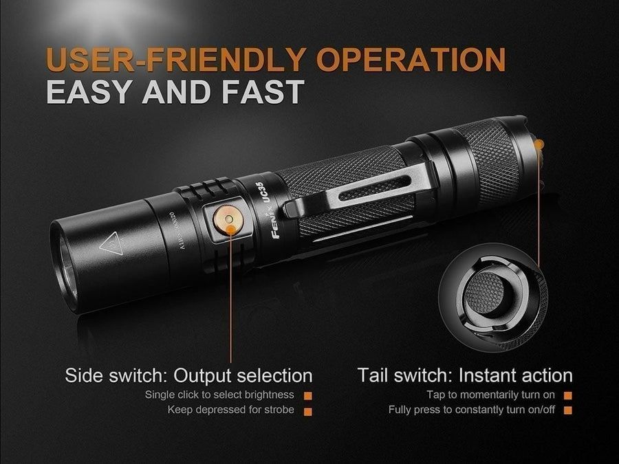Fenix UC35 V2.0 Lampe torche LED rechargeable de 1000 lumens, image 19 sur 21