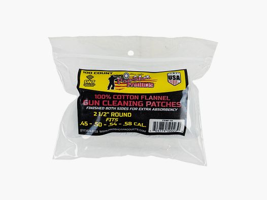 100 Patches 2 1/2" Rotondi .45-58 BP