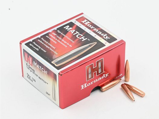 Büchsengeschosse, Hornady .264 ELD-Match, 140gr, 100 Stk, 6.5×49 Creedmoor