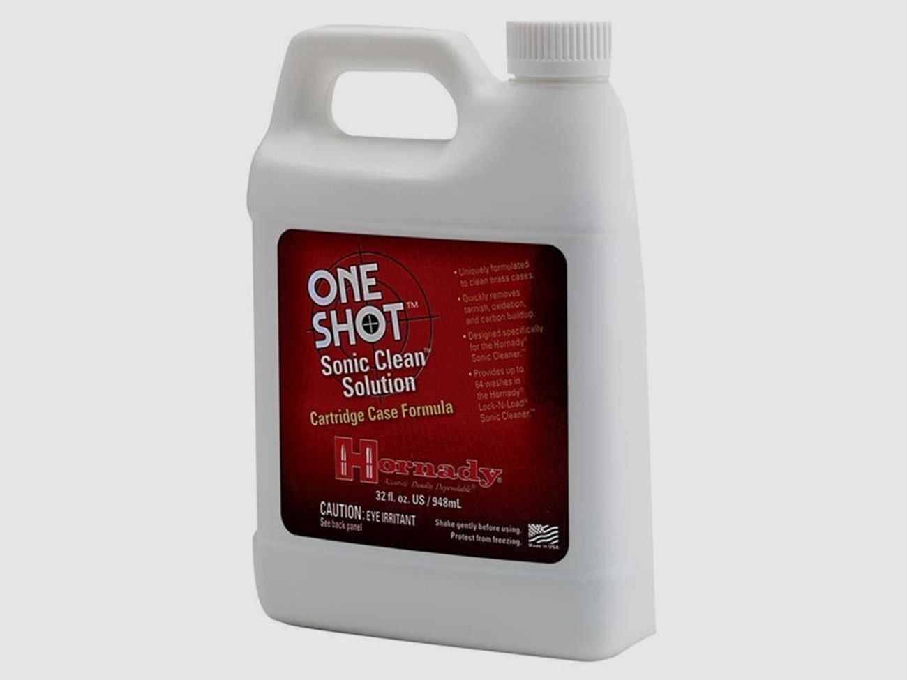 Hornady Lock-N-Load Sonic Clean Solution Brass Cases 1 Gallon/ 3,8 Liter / One Shot LNL Ultraschall Reinigungskonzentrat