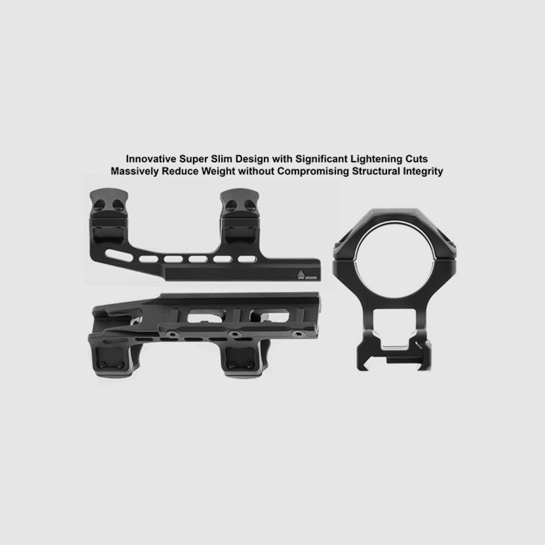 UTG® ACCU-SYNC® 30mm High Profile 50mm Offset Picatinny Rings