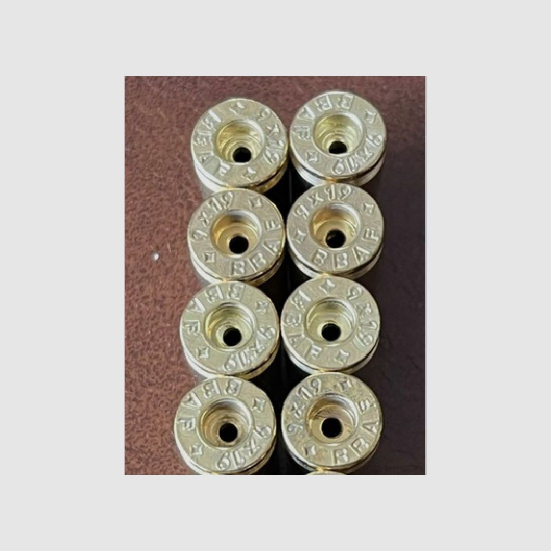 Logowin 9mm Hülsen Neu