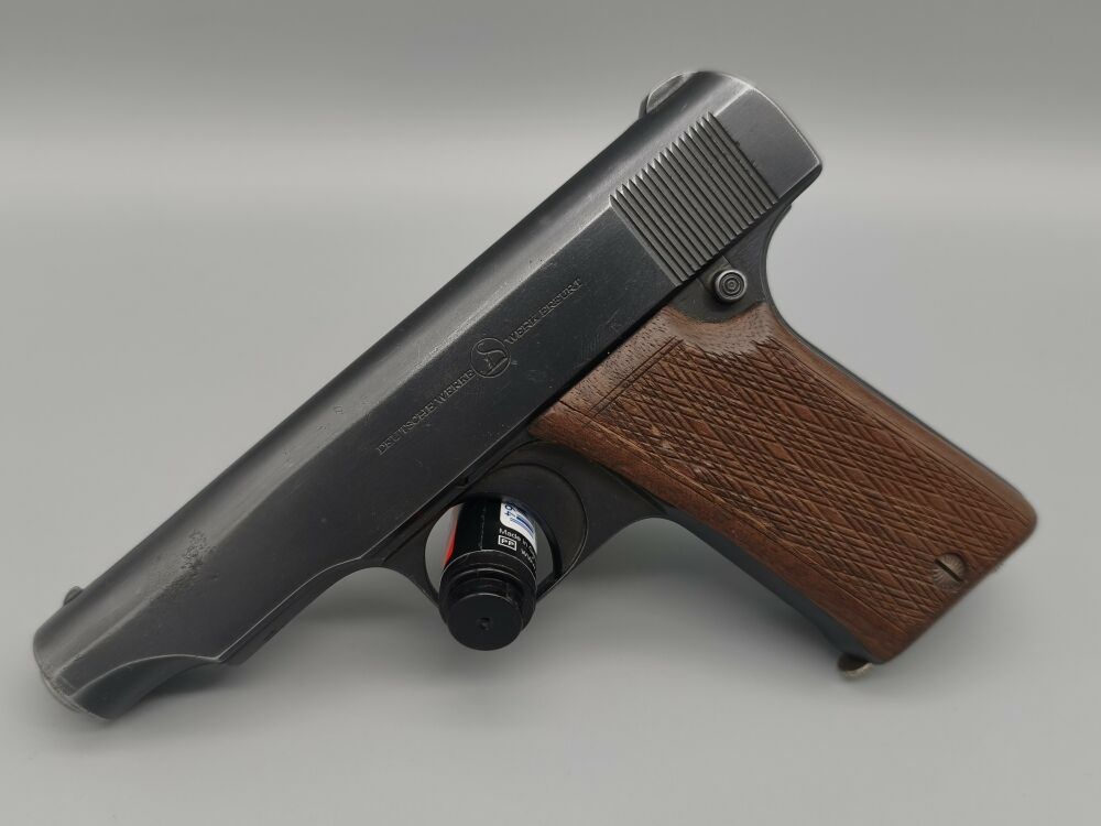 Niemieckie dzieła Ortgies Pistolet 7,65mm Browning