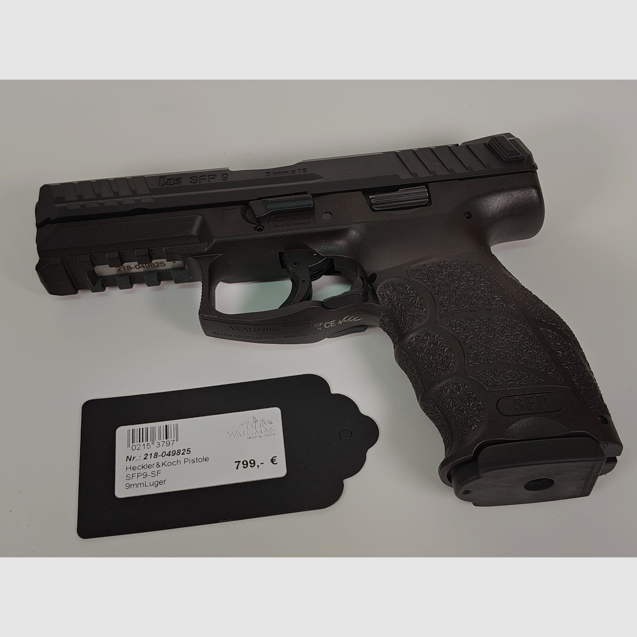 Heckler & koch SFP9 9mmLuger inkl. Koffer