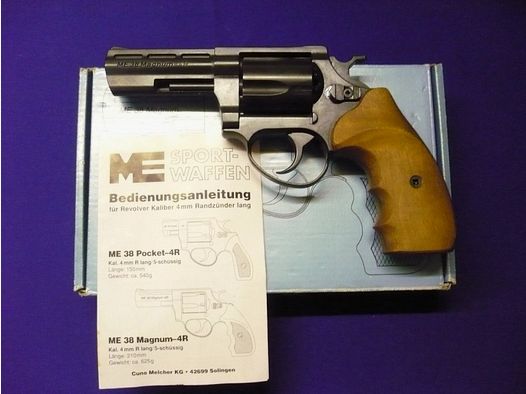 Sammlerstück Revolver ME38 in 4mm lang bedürfnisfrei ! Top Sammlerzustand !