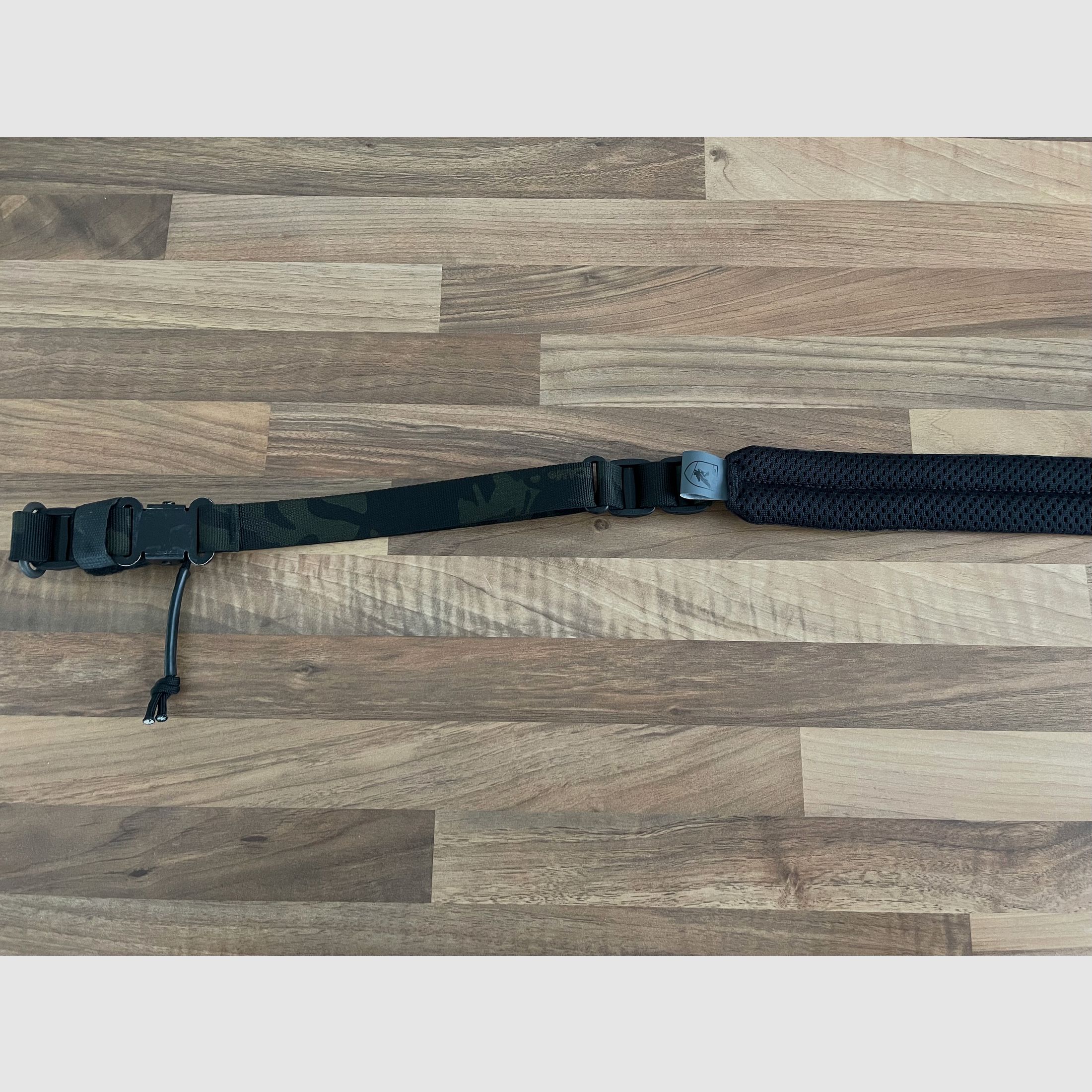 md-textil 2 Punkt Modularriemen 2.0, wyściełany Multicam Black