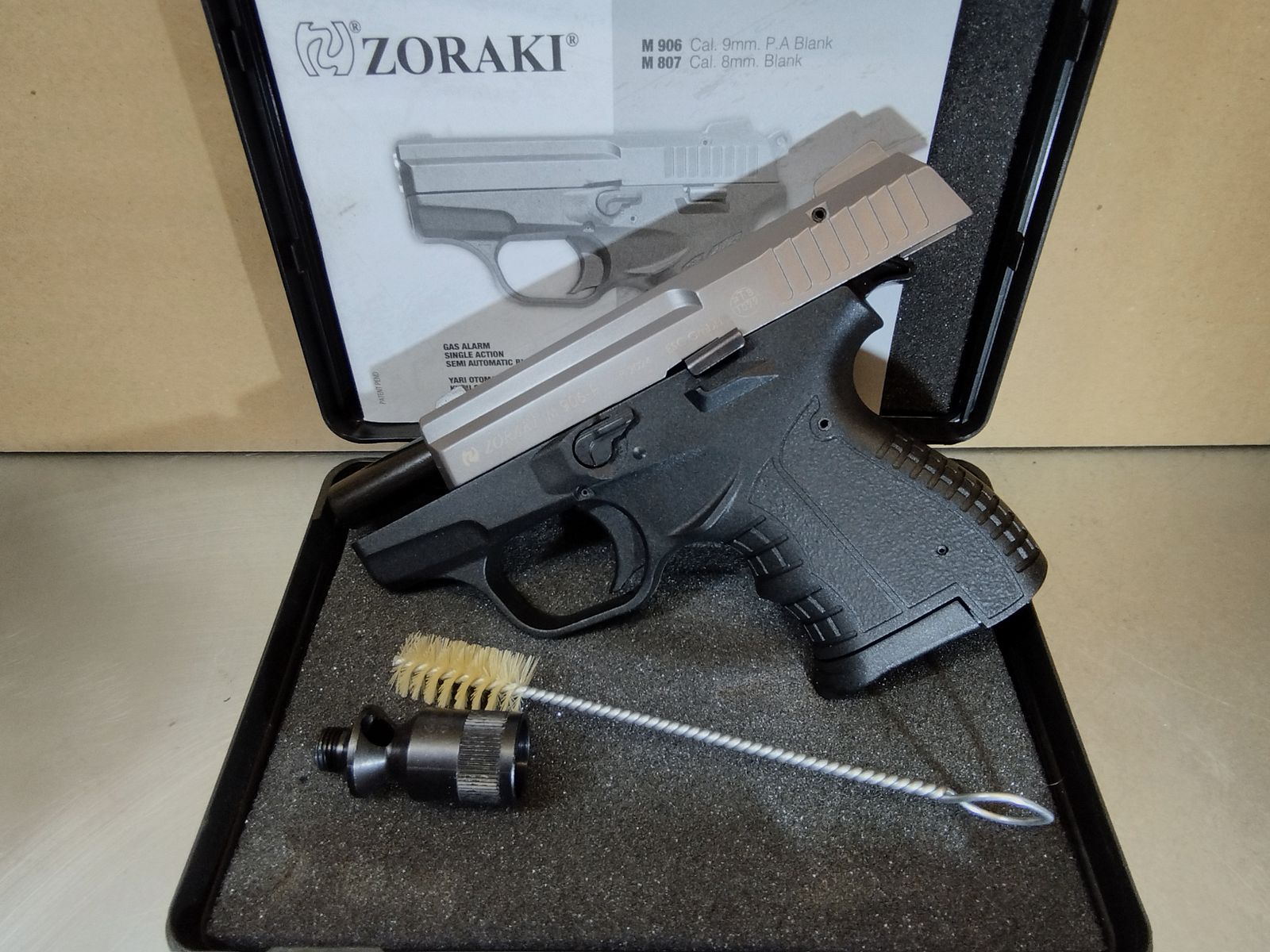 Zoraki 906 Schreckschuss Pistole 9mm Titan-Finish !!Neuwaffe!!