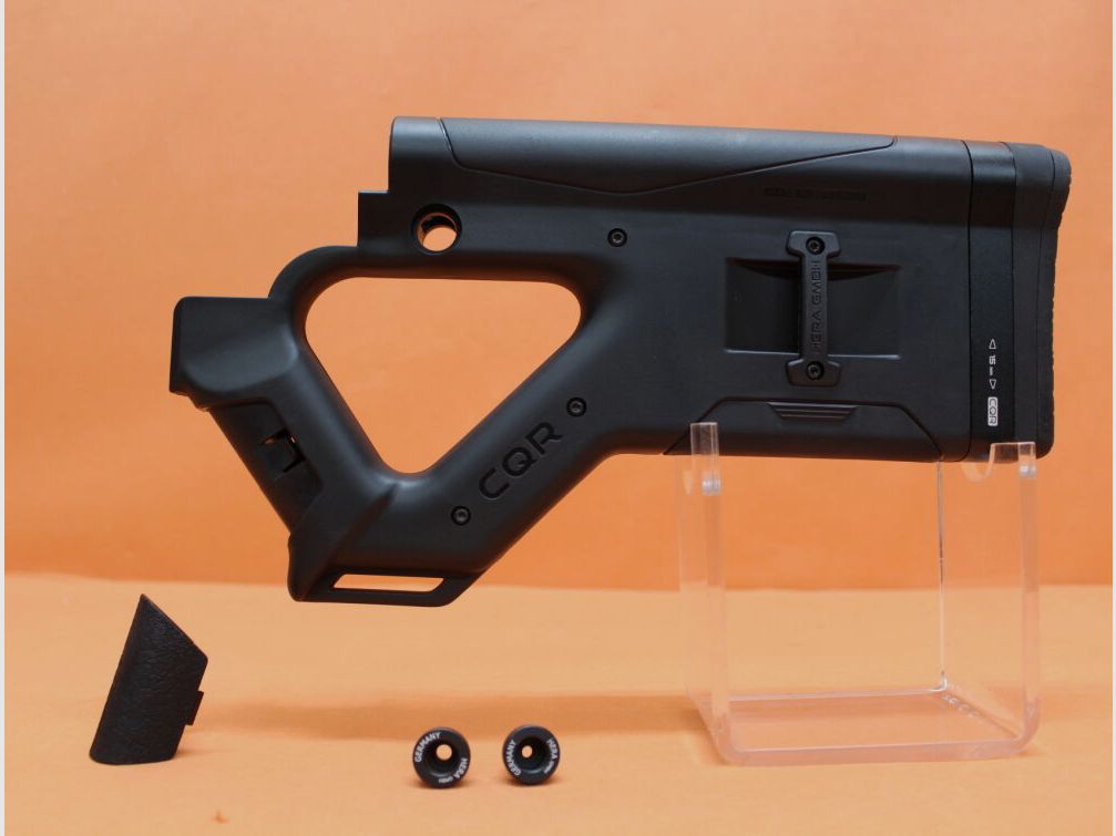 HERA AR-15: Buttstock HERA CQR-AR15 (12.12) BLK (Close Quarter Rifle) Polymer black MILSPEC Carbine Stock