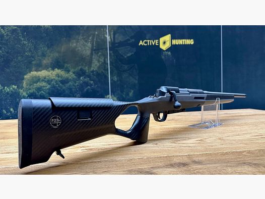 Mauser 25 Extreme with FBT carbon thumbhole stock / .308 Win / barrel length 51cm / M15x1 / Only 2.8 kg weight