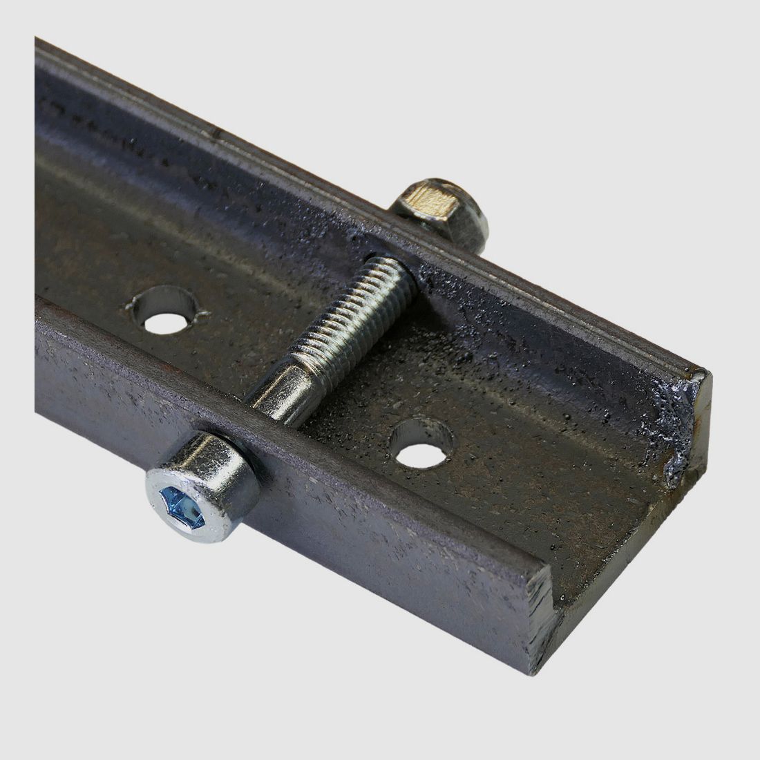 Ground spike/ground anchor for pulpit mounting made of steel 4-piece set 115cm long EXTREMELY solid